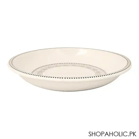 Sky Melamine Nihari Plate, Grey, 8 Inches, Stylish Design, Durable Tableware - Image 2