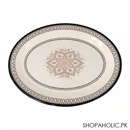 Sky Melamine Rice Dish, Black, Classic Design, Durable Tableware - Main Image