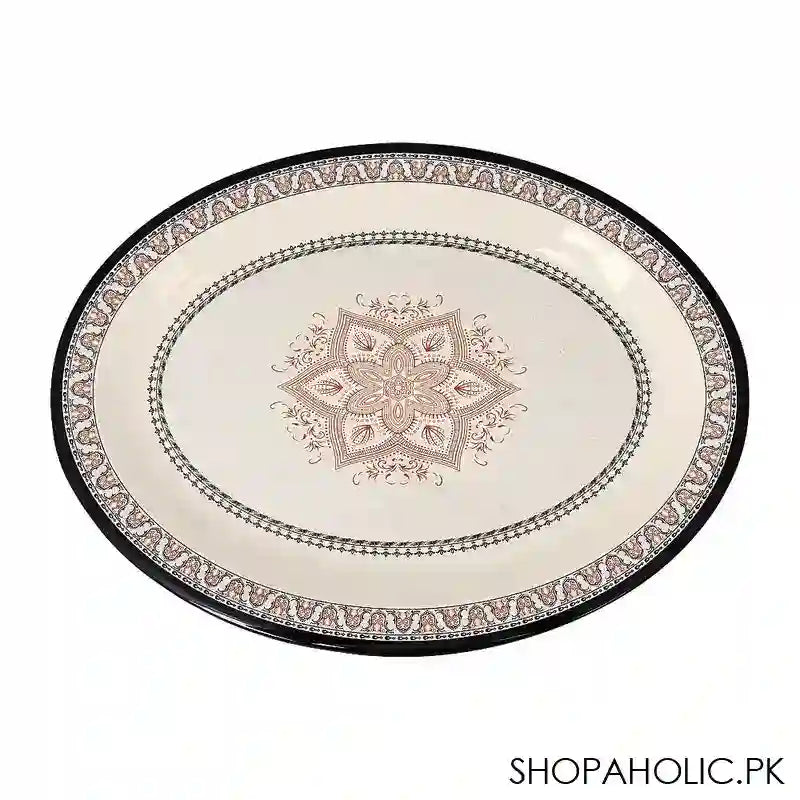 Sky Melamine Rice Dish, Black, Classic Design, Durable Tableware - Main Image