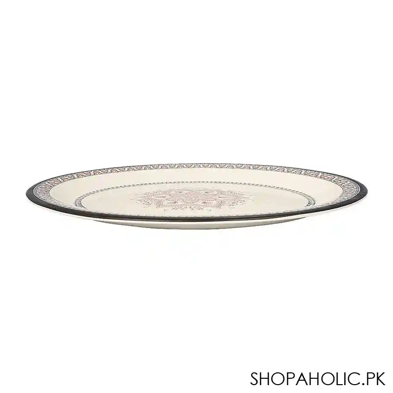 Sky Melamine Rice Dish, Black, Classic Design, Durable Tableware - Image 2