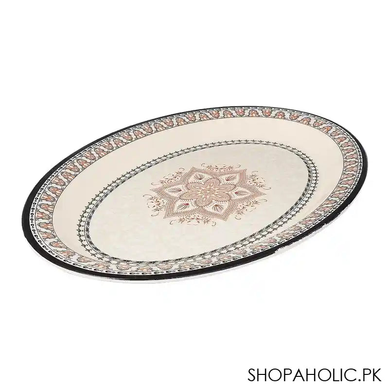 Sky Melamine Rice Dish, Black, Small, Classic Design, Durable Tableware - Main Image