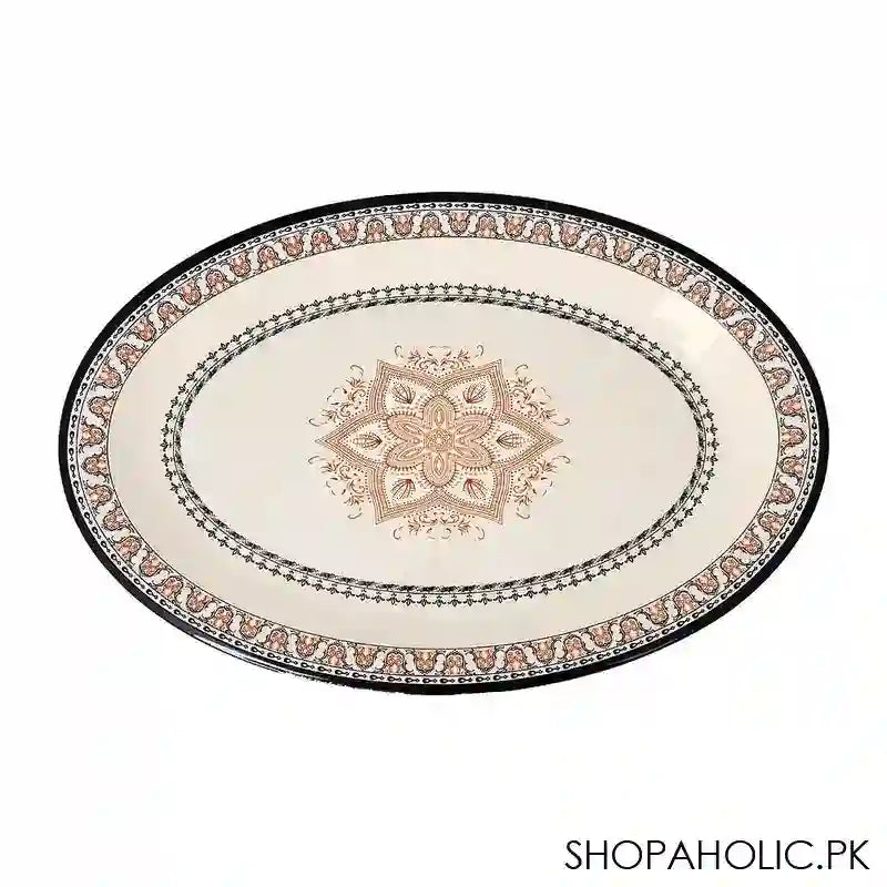 Sky Melamine Rice Dish, Black, Small, Classic Design, Durable Tableware - Image 2