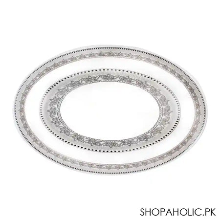 Sky Melamine Rice Dish, Small, Grey - Main Image