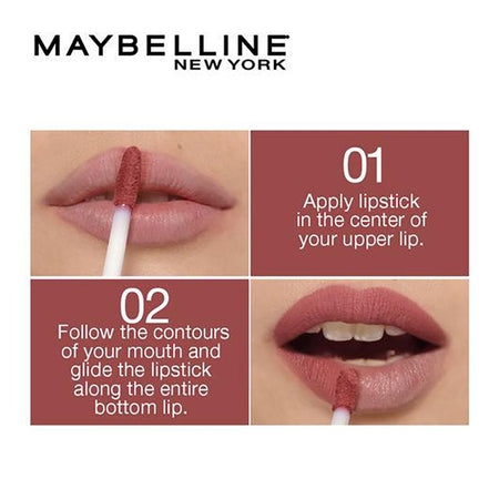 Maybelline New York Sensational Liquid Matte Lip Tint - Long lasting, Lightweight, Soft Matte Liquid Lipstick - Best Babe - Image 5