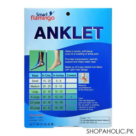 smart flamingo anklet, xl image2