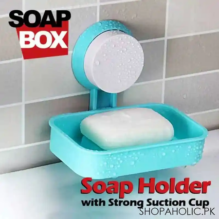 soap box holder with strong sucker main image