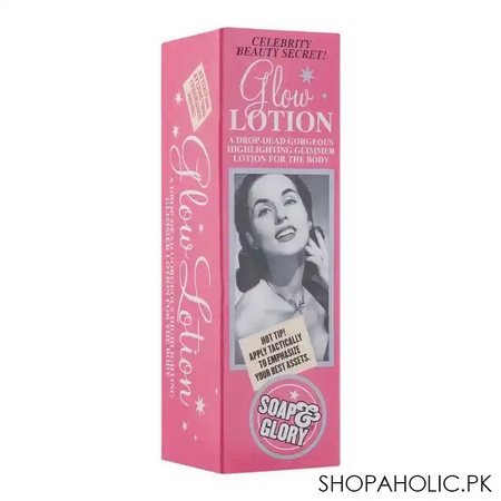 soap & glory glow hydrating glimmer body lotion, 150ml main image