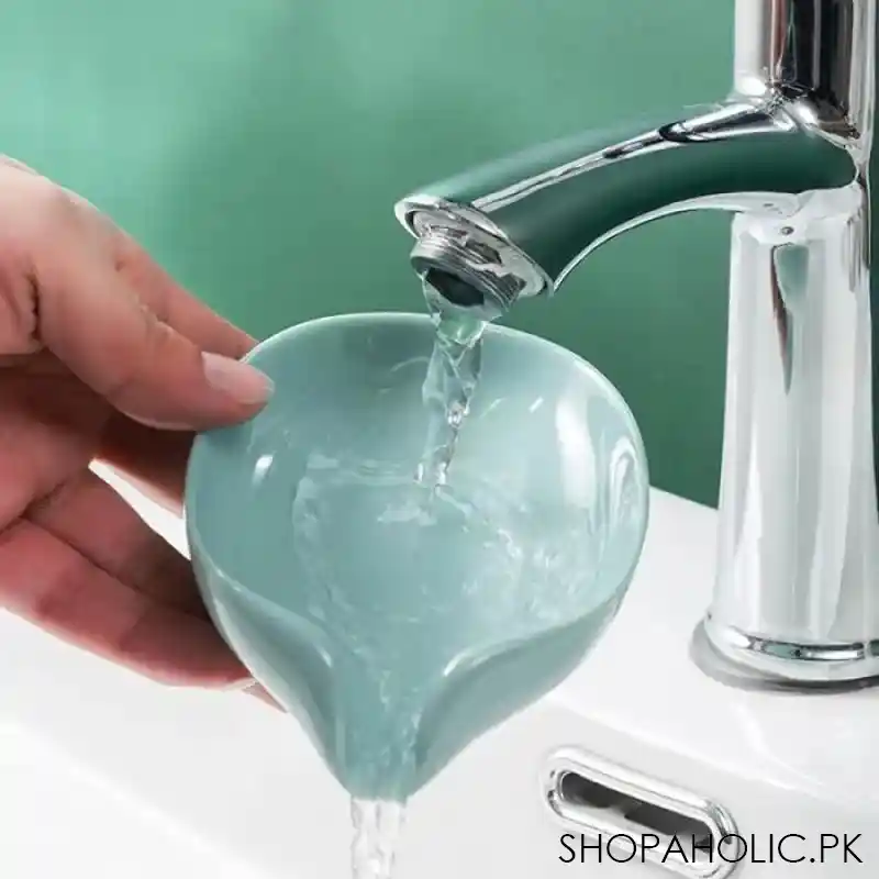 soap holder self draining with suction cup image2