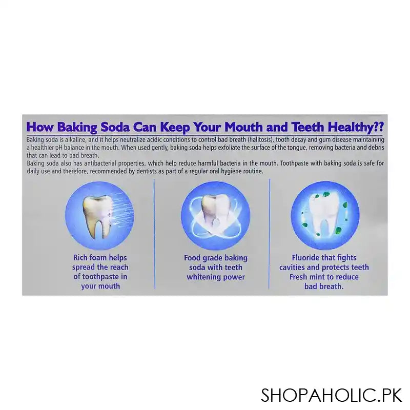 Soda White Baking Soda Toothpaste + Free Toothbrush, 135g - Image 5