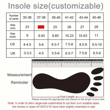 Soft Comfortable Memory Foam Insole for Women