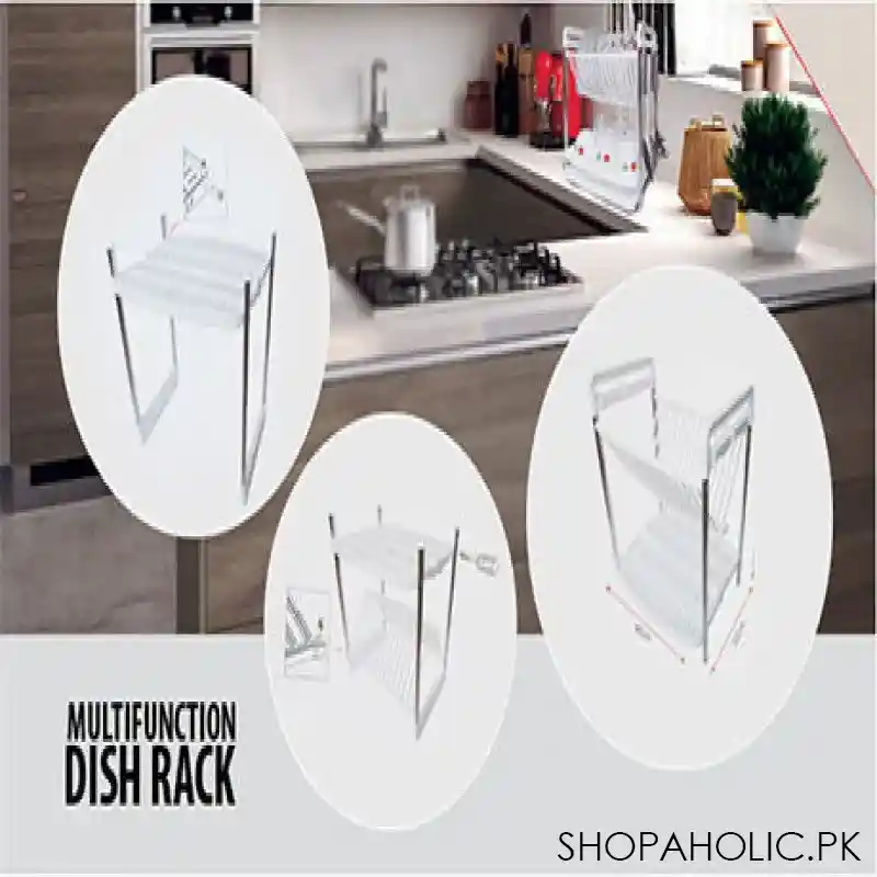 solid multifunctional dish rack image3