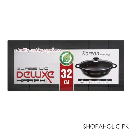 sonex deluxe die cast karahi, with class lid, 32cm, 53029 image3