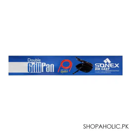 sonex die cast double grill pan, 36cm, 14.1 inches, 52342 image4
