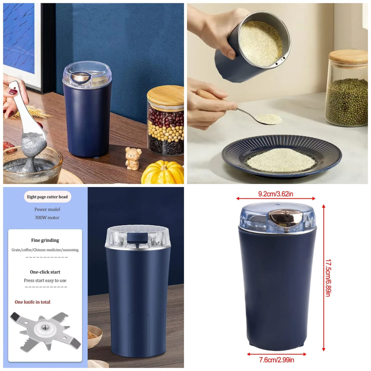 multifunctional electric spice grinder main image