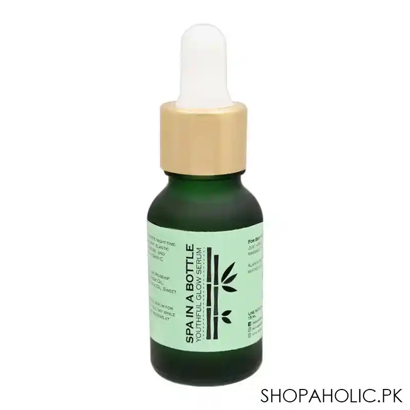 spa in a bottle youthful glow serum, 15ml main image