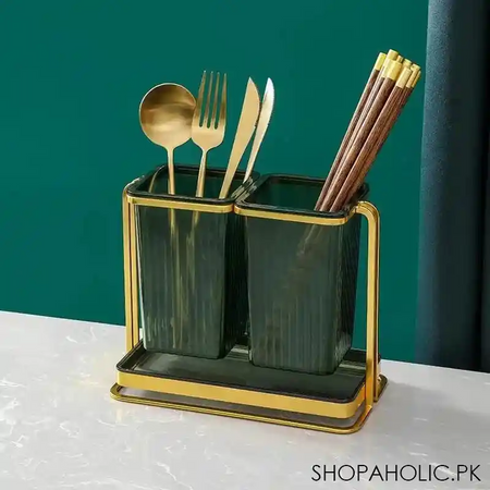square tube cutlery holder image2