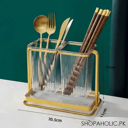 square tube cutlery holder image5