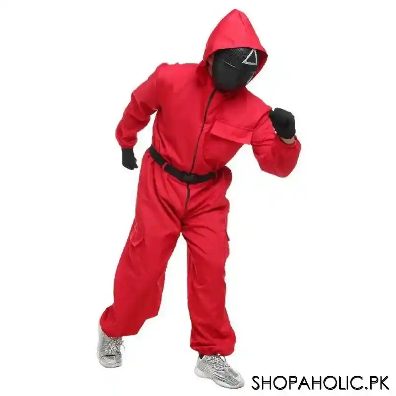 squid game triangle guard mask image3