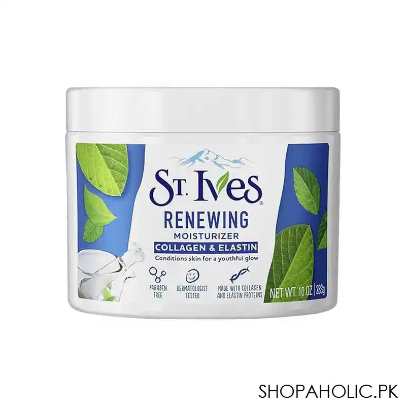 St. Ives Renewing Moisturizer Collagen & Elastin Moisturizer, Paraben-Free, Jar 283g - Main Image