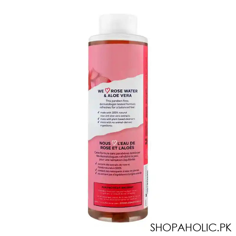 St. Ives Rose Water & Aloe Vera Refreshing Body Wash, 650ml - Image 2