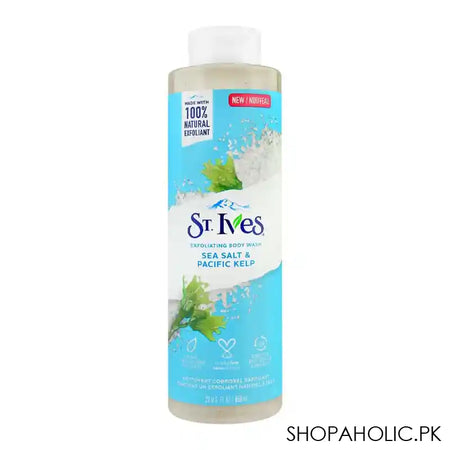 St. Ives Sea Salt & Pacific Kelp Exfoliating Body Wash, 650ml - Main Image