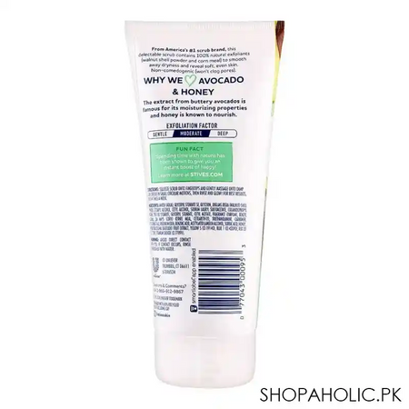 st. ives soft skin avocado & honey scrub, tube, 170g image2
