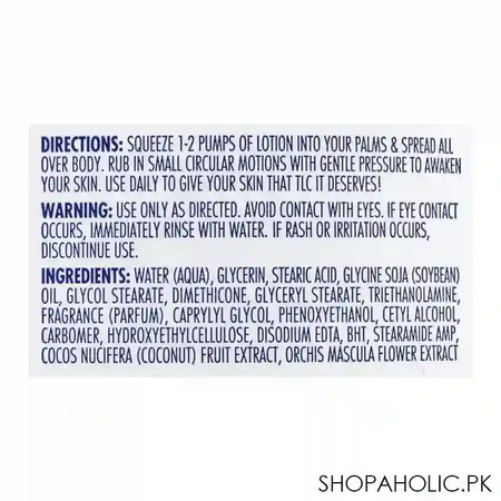 st. ives softening coconut & orchid body lotion, paraben free, 621ml image3