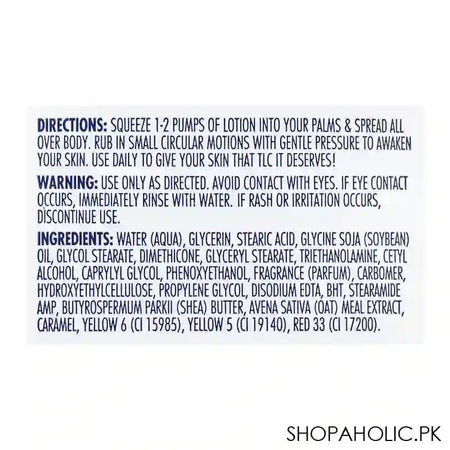St. Ives Soothing Oatmeal & Shea Butter Body Lotion, Paraben Free, 621ml - Image 2