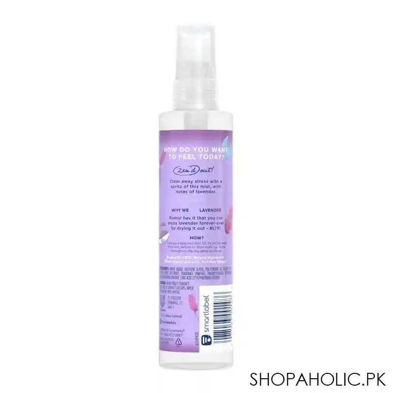 st. ives spritz a little ohmmm lavender scent face mist, paraben free, 125ml image2
