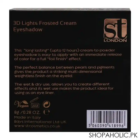 st london 3d lights frosted eyeshadow, rose metallic image5