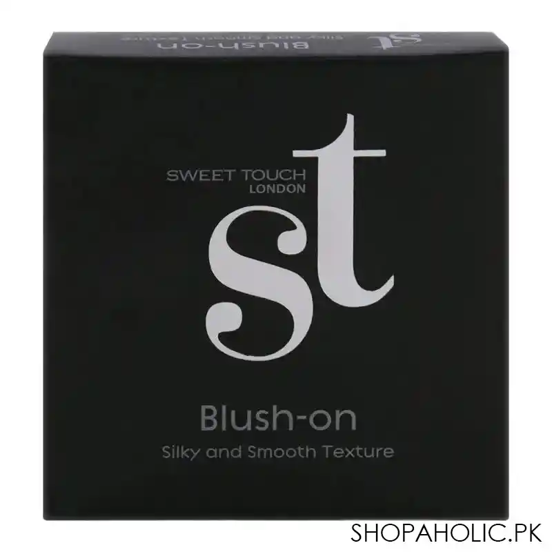 st london blush on, charcoal brown, silky & smooth texture image4