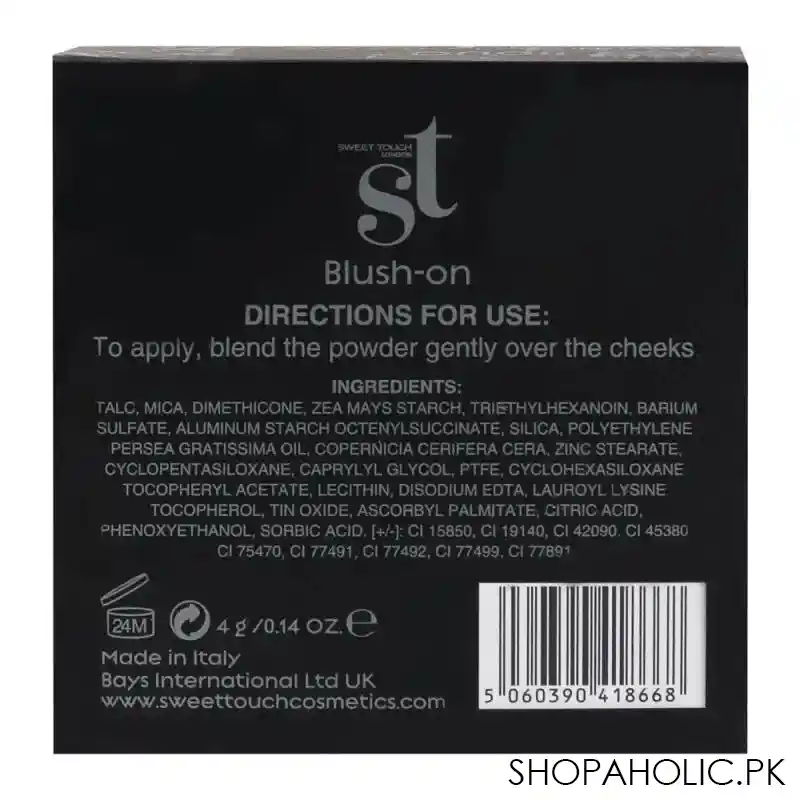 st london blush on, rose, silky and smooth texture image5