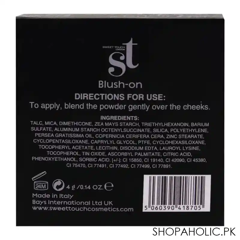 st london blush on, sparkling pink, silky and smooth texture image5