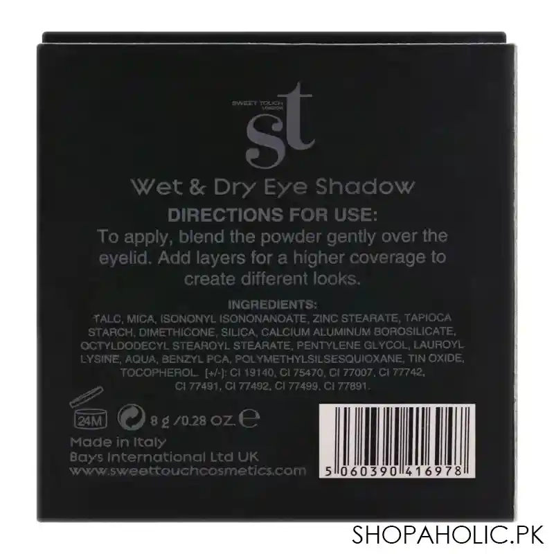 st london dual wet & dry eyeshadow, copper, silky and smooth texture image5