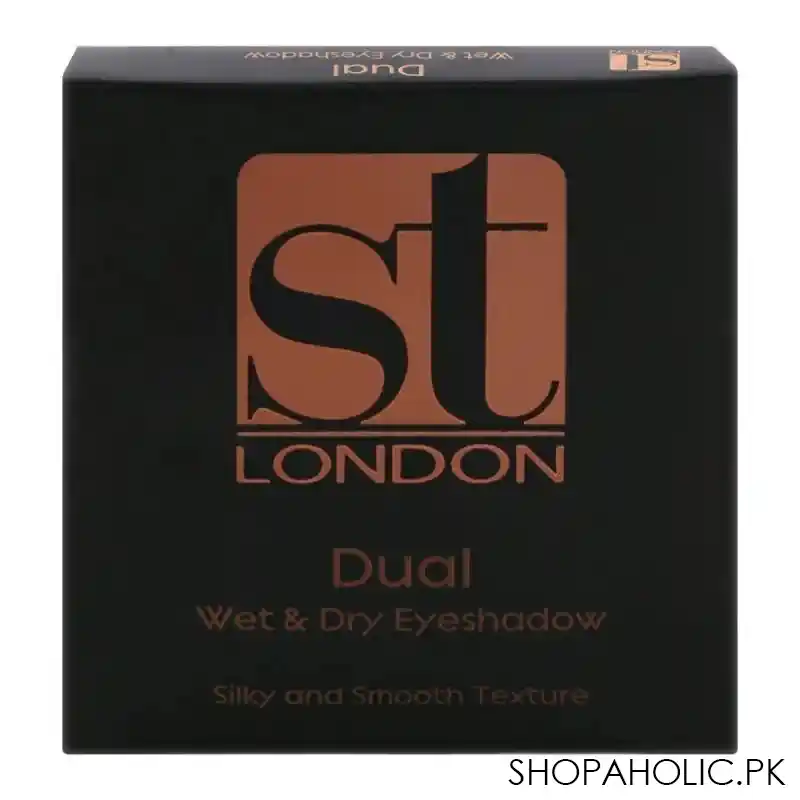st london dual wet & dry eyeshadow, pink, silky and smooth texture image4