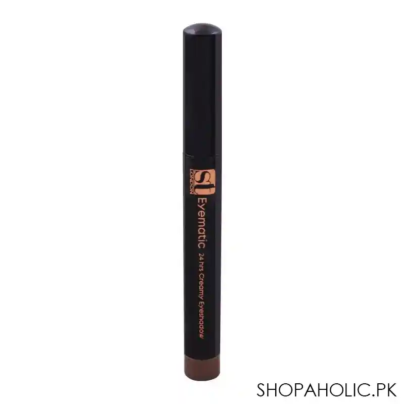st london eyematic 24hrs creamy eyeshadow, metallic brown image2