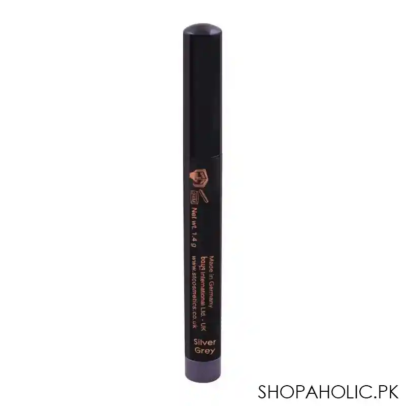 st london eyematic 24hrs creamy eyeshadow, silver grey image3