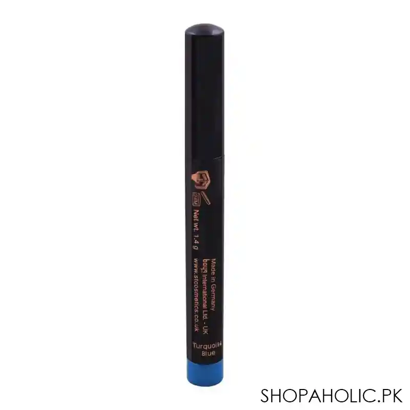 st london eyematic 24hrs creamy eyeshadow, turquoise blue image3