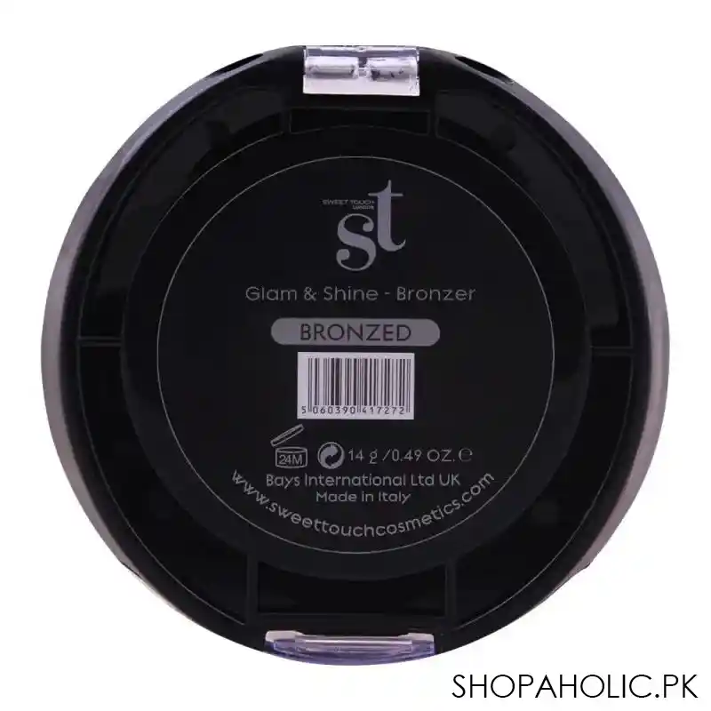 st london glam & shine bronzer, bronzed image3