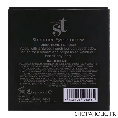 st london glam & shine shimmer eyeshadow, bronze, paraben free & long lasting image5