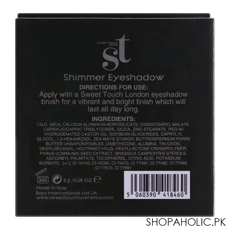 st london glam & shine shimmer eyeshadow, bronze, paraben free & long lasting image5
