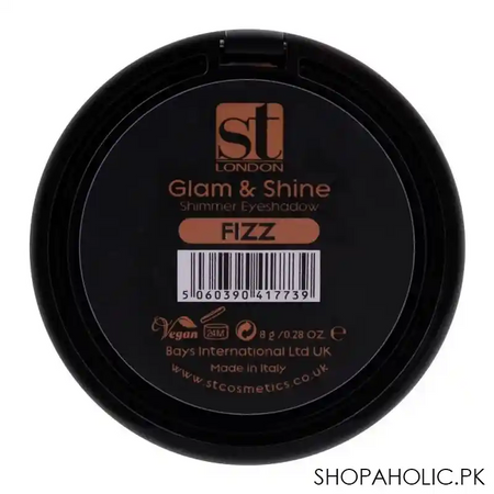 st london glam & shine shimmer eyeshadow, fizz, velvety touch image3