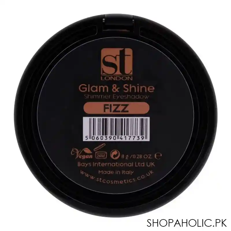 st london glam & shine shimmer eyeshadow, fizz, velvety touch image3