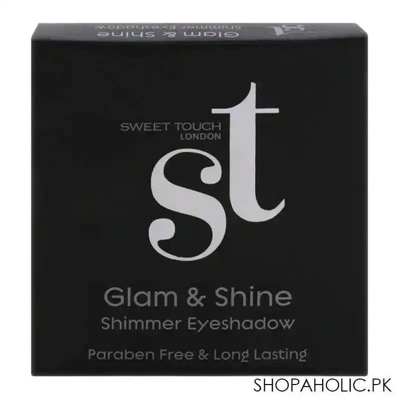 st london glam & shine shimmer eyeshadow, frosty pink, paraben free & long lasting image4