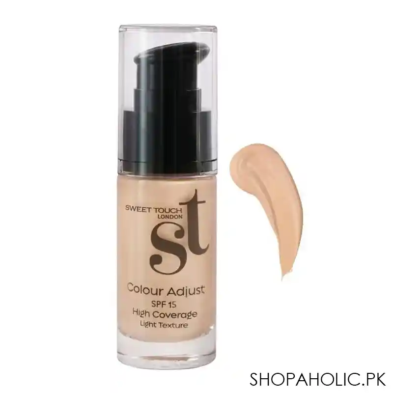 st london high coverage colour adjust foundation, hc 132, spf 15, light texture main image