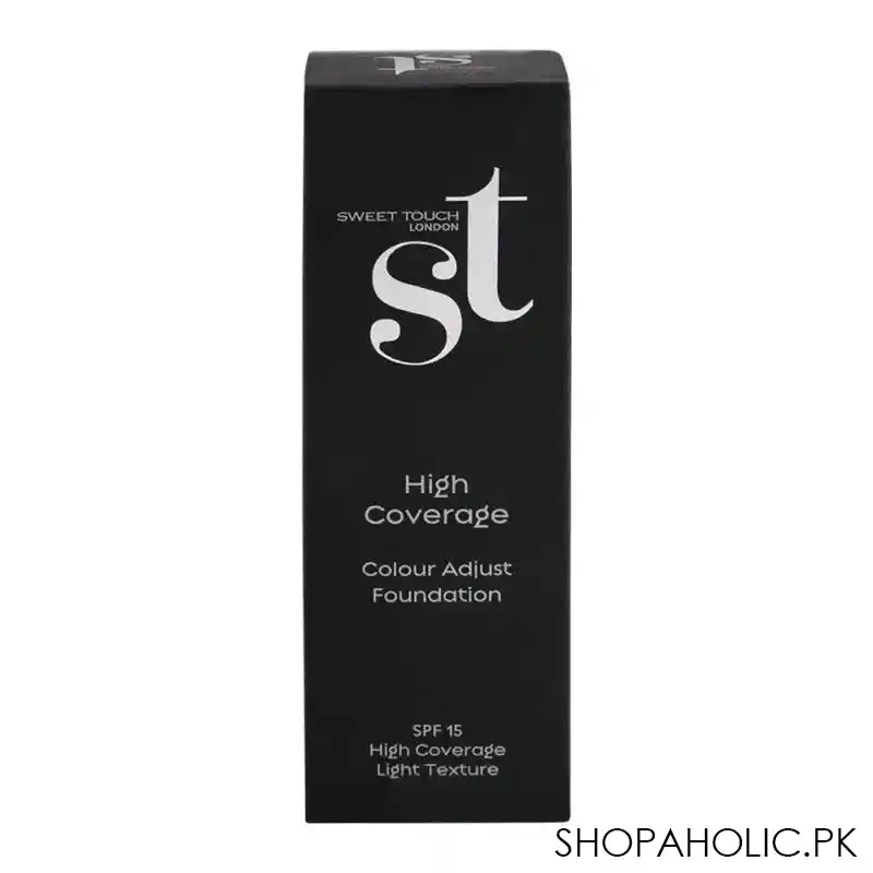st london high coverage colour adjust foundation, hc 134, spf 15, light texture image2