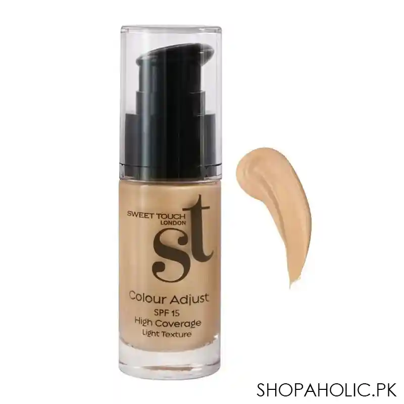 st london high coverage colour adjust foundation, hc 135, spf 15, light texture main image