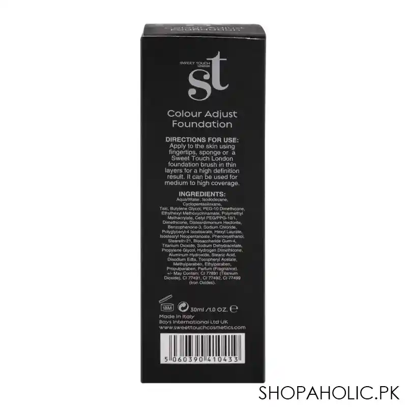 st london high coverage colour adjust foundation, hc 137, spf 15, light texture image3