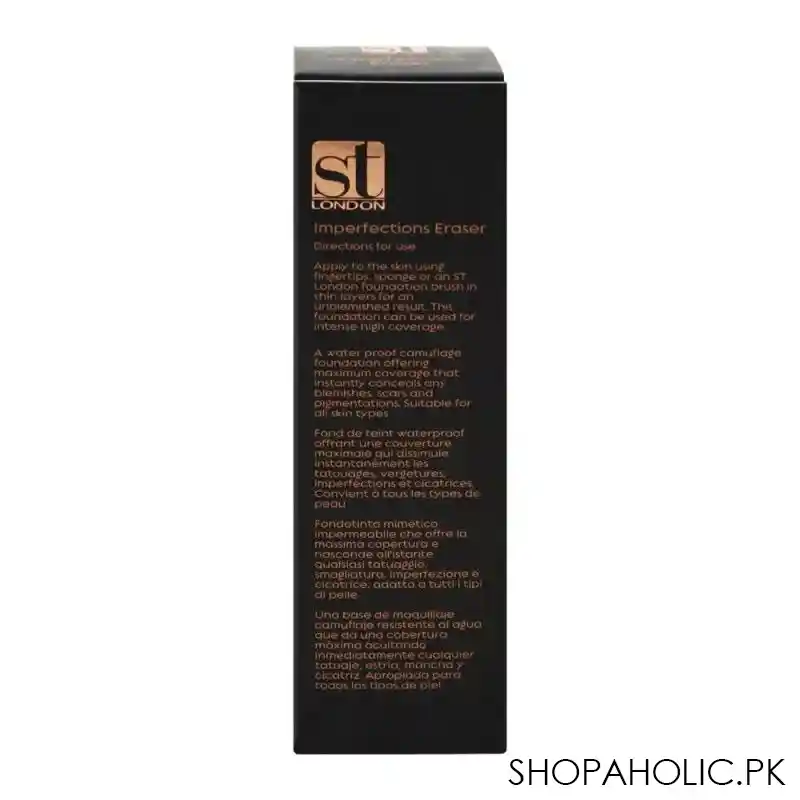 st london imperfection eraser face & body foundation, spf 30, ie 03, all skin types image3