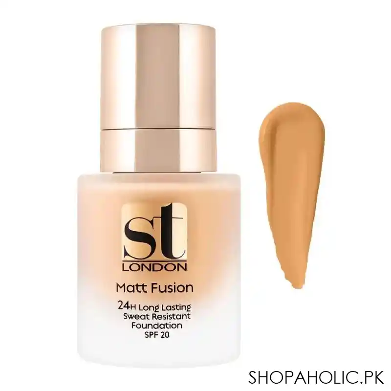 st london matt fusion 24h long lasting sweat resistant foundation, spf 20, ivory nude main image